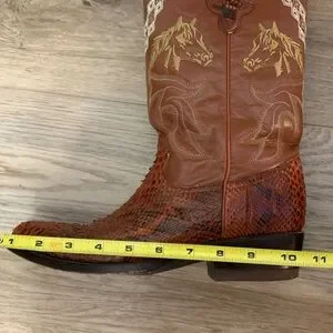 El Canelo | Shoes | El Canelo Snakeskin Horse Embroidered  display picture 3